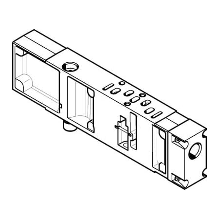 Festo Vertical Pressure Supply Plate VABF-S4-2-P1A14-N18 VABF-S4-2-P1A14-N18
